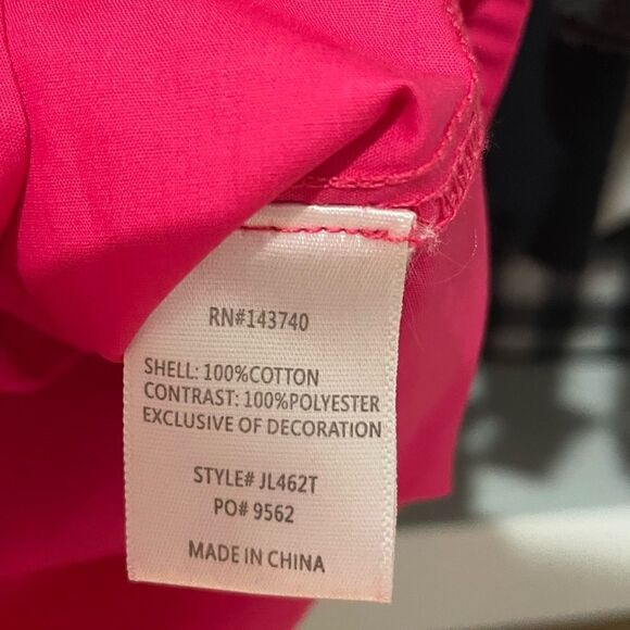 Fushia Flutter Sleeve Blouse Top - Picture 5 of 6